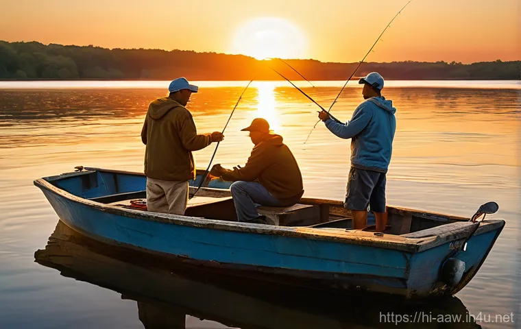 아키에이지 낚시 콘텐츠 공략 - **Prompt 2: Deep-Sea Fishing Expedition**
    A dynamic, action-packed digital painting of a male ch...