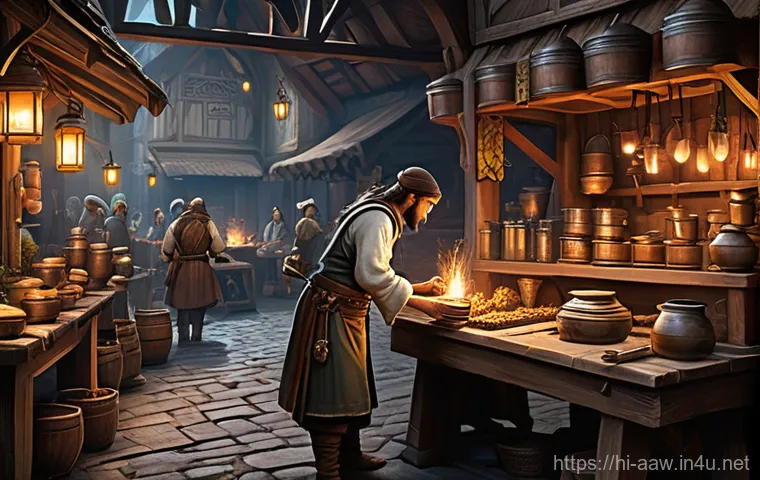 아키에이지 업데이트 사전 준비 - **A powerful male fantasy warrior, fully encased in magnificent, intricately designed plate armor, s...