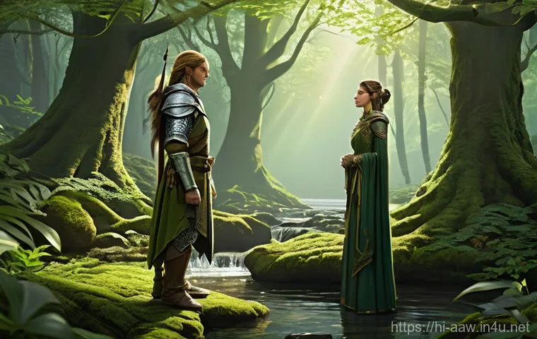 아키에이지 퀘스트 보상 비교 - **Strategic Quest Reward Selection**
An intricately detailed fantasy illustration depicting a ma...