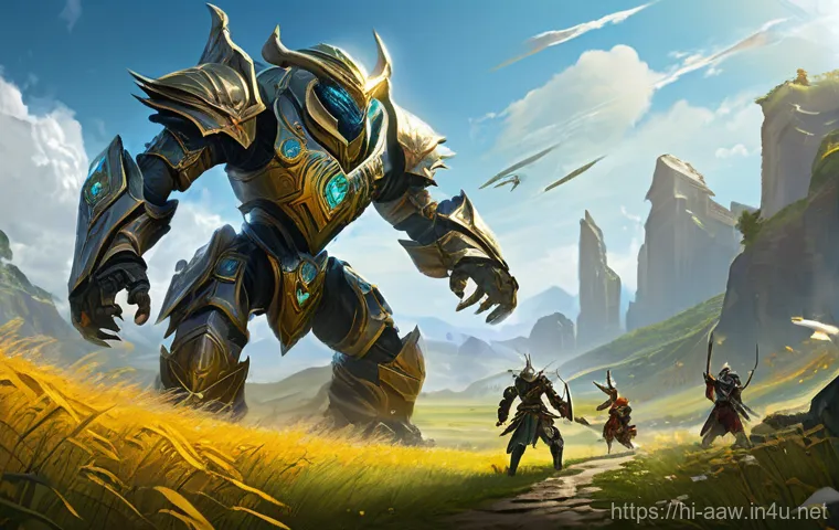 아키에이지 진영간 밸런스 분석 - **ArcheAge Faction Leaders: Strategic Meeting on a Mountain Peak**
    "A highly detailed digital pa...